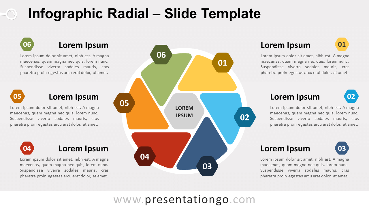 Free Infographic Radial for PowerPoint and Google Slides