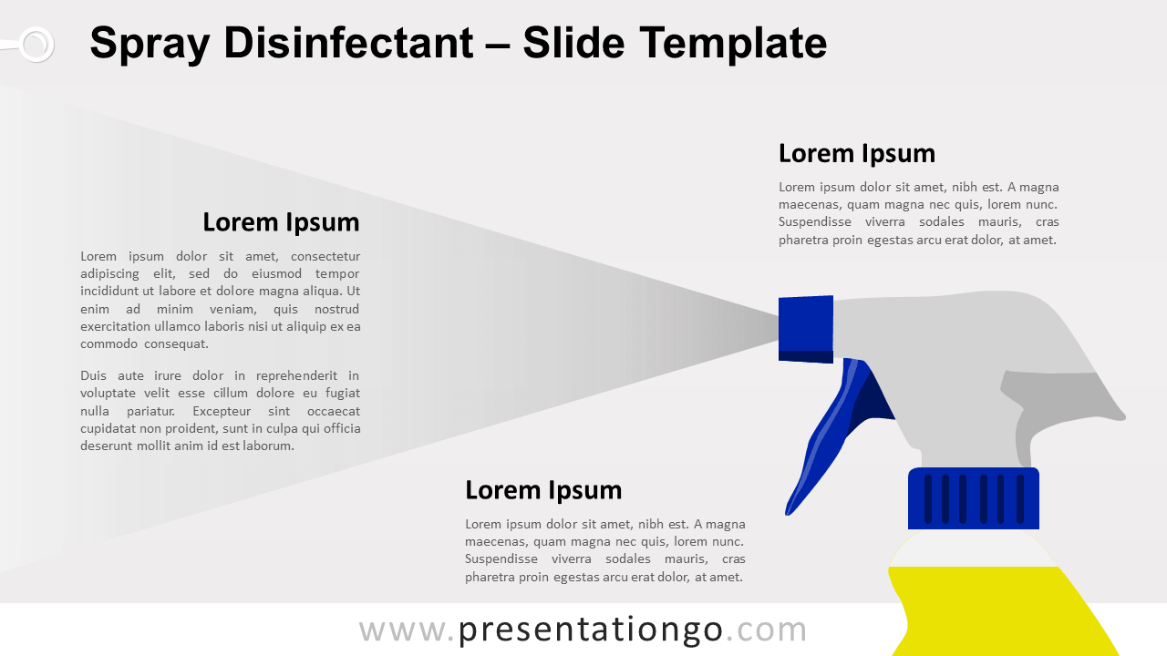 Free Spray Disinfectant for PowerPoint and Google Slides
