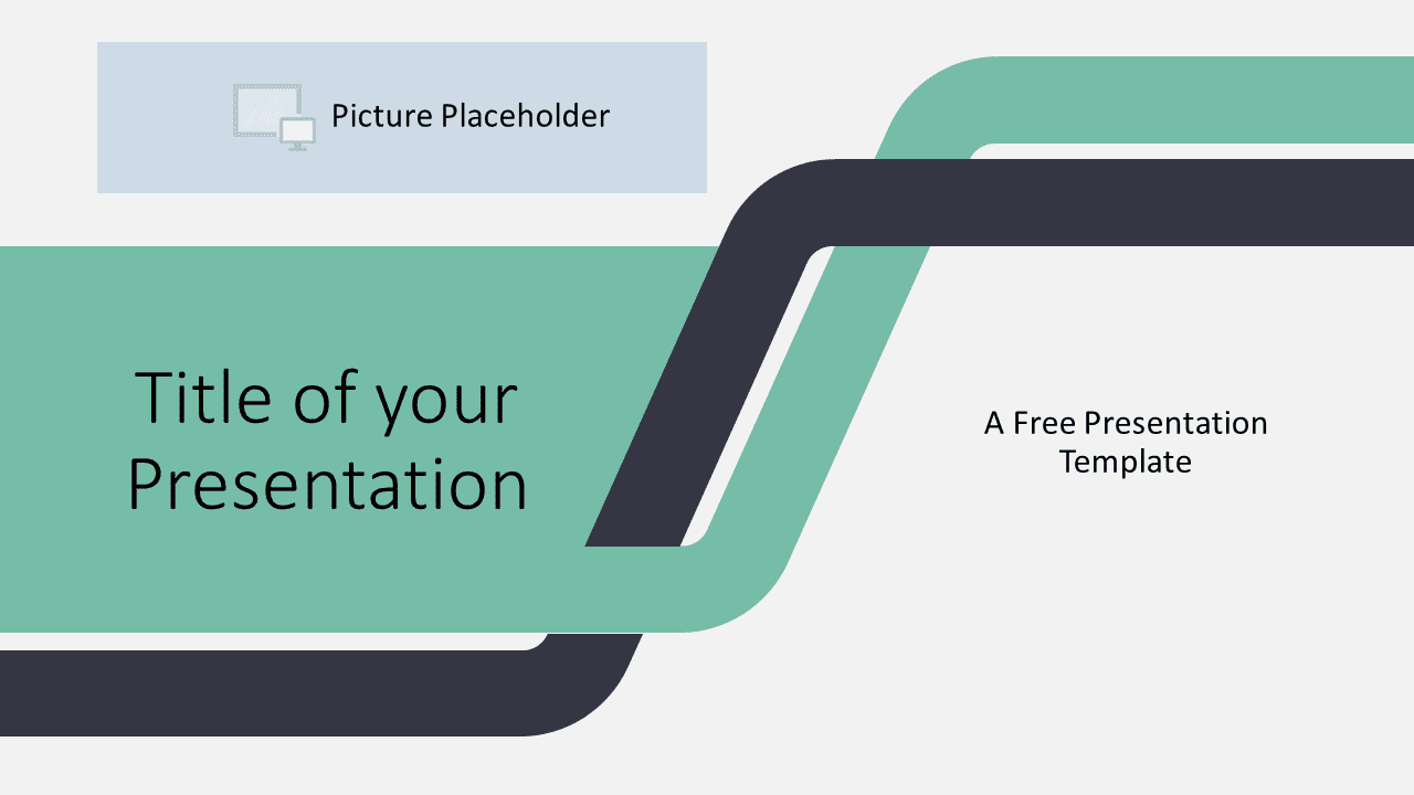 Free Sigmoid Abstract Template for Google Slides - Cover Slide