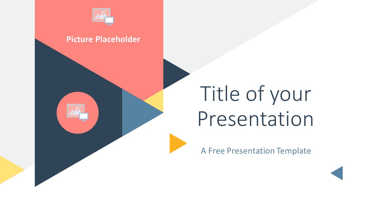 Free Triangle Modern Template for Google Slides - Cover