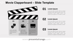 Free Movie Clapperboard for PowerPoint and Google Slides