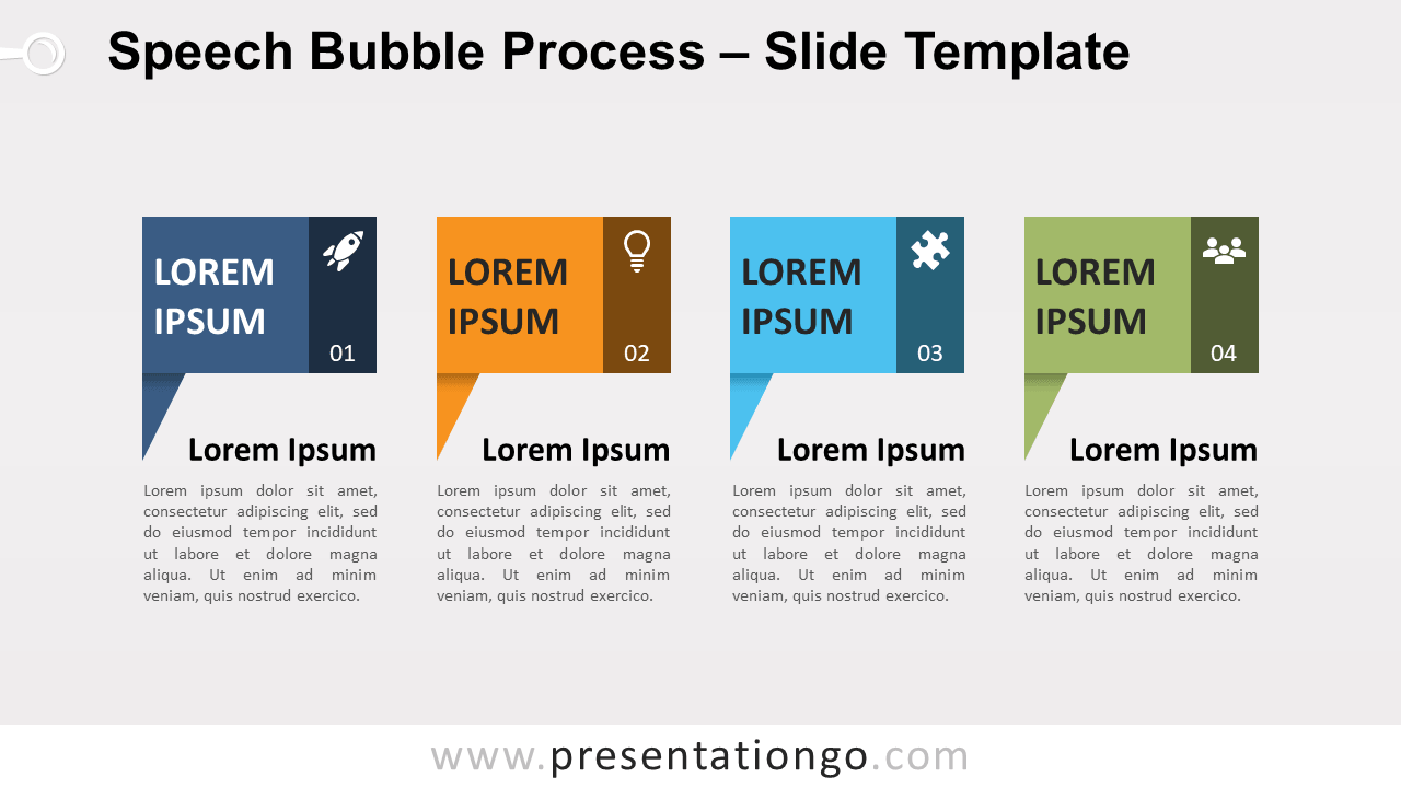 Free Speech Bubble Process for PowerPoint and Google Slides