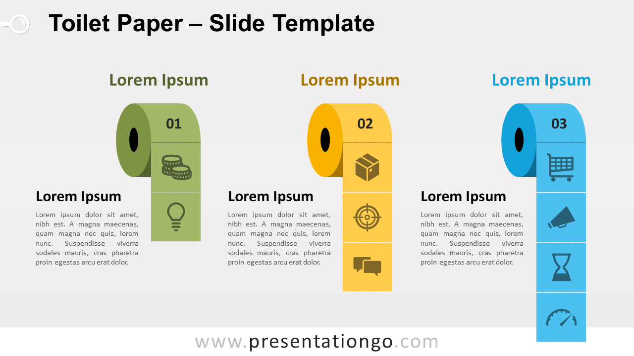 Free Toilet Paper for PowerPoint and Google Slides