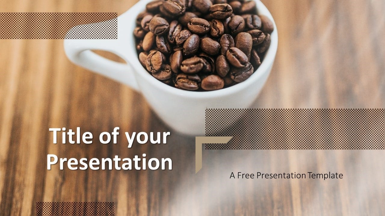 Free BARISTA Template for Google Slides - Cover Slide