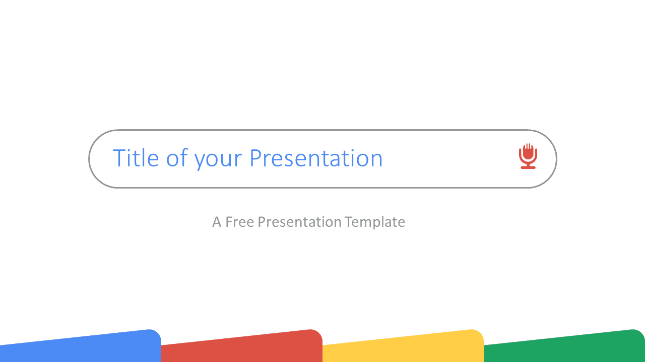 Free CHROME Template for Google Slides - Cover Slide