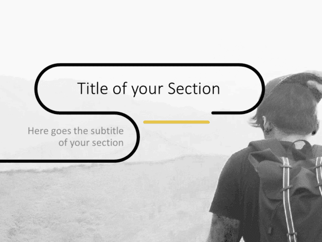 Free Foggy Forest Template for PowerPoint – Section Slide (Variant 2)