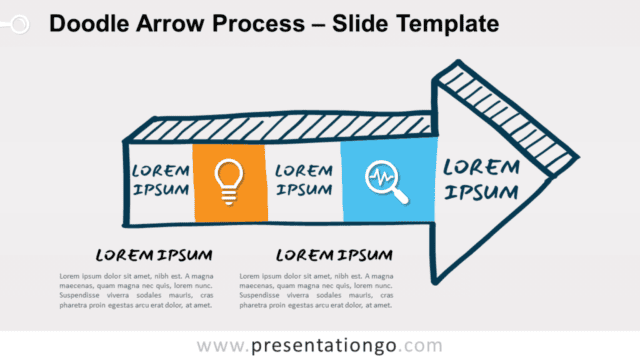 Doodle Arrow Process Diagram for PowerPoint and Google Slides Free Doodle Arrow Process Diagram for PowerPoint and Google Slides