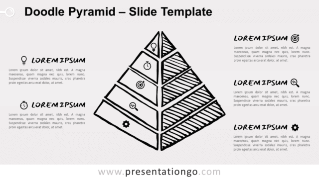 Free Doodle Pyramid for PowerPoint and Google Slides