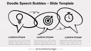 Free Doodle Speech Bubbles for PowerPoint and Google Slides