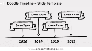 Free Doodle Timeline for PowerPoint and Google Slides