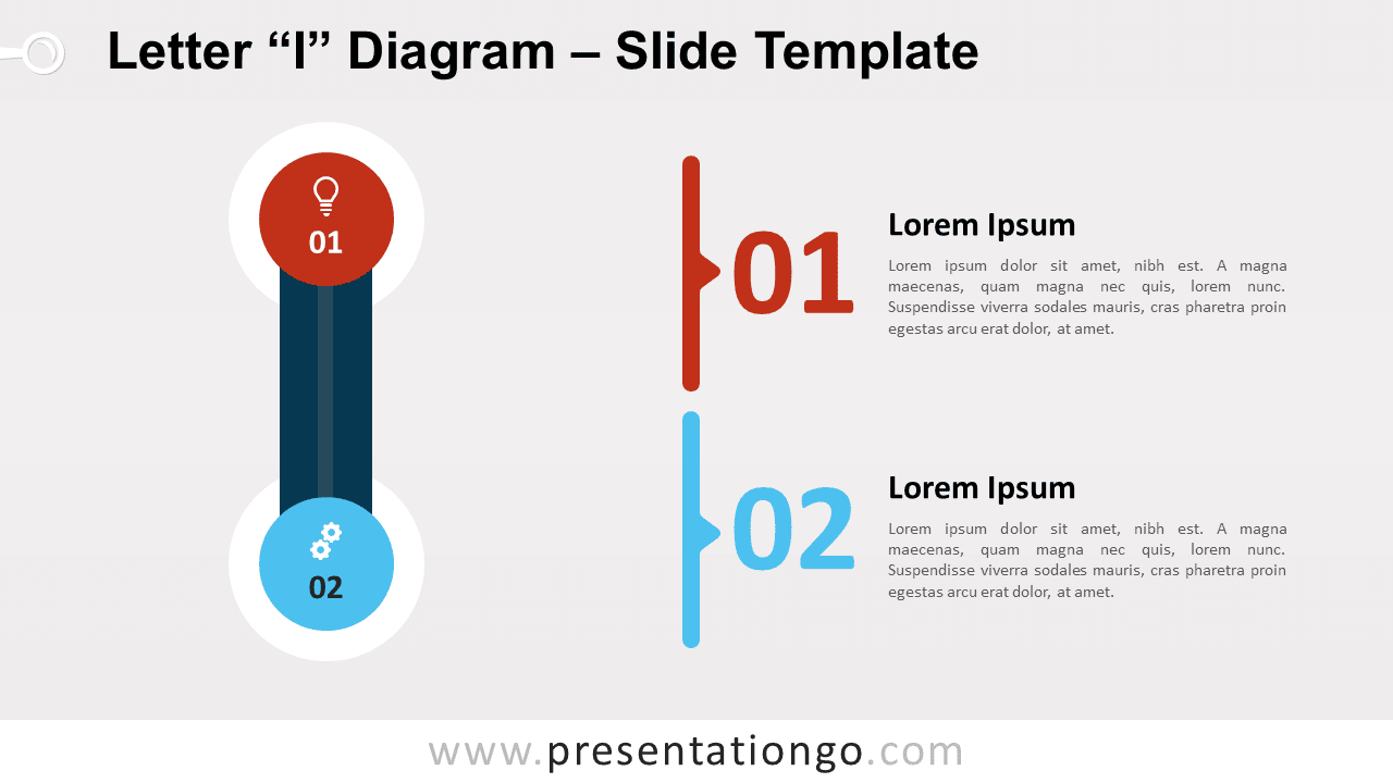 Free Letter I Diagram for PowerPoint and Google Slides