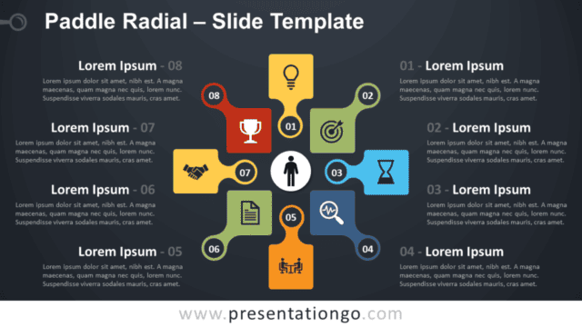 Free Paddle Radial Infographic for PowerPoint and Google Slides