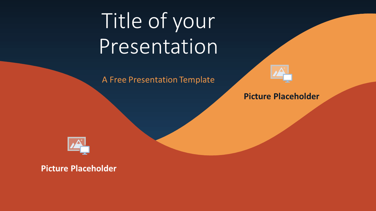 Free FLUID Template for Google Slides - Cover Slide