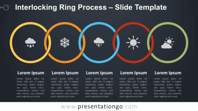 Interlocking Ring Process Diagram for PowerPoint and Google Slides Free Interlocking Ring Process Diagram for PowerPoint and Google Slides