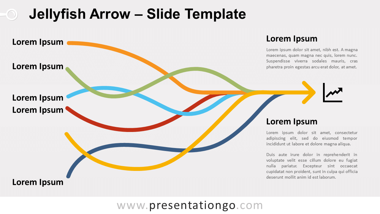 Free Jellyfish Arrow for PowerPoint and Google Slides