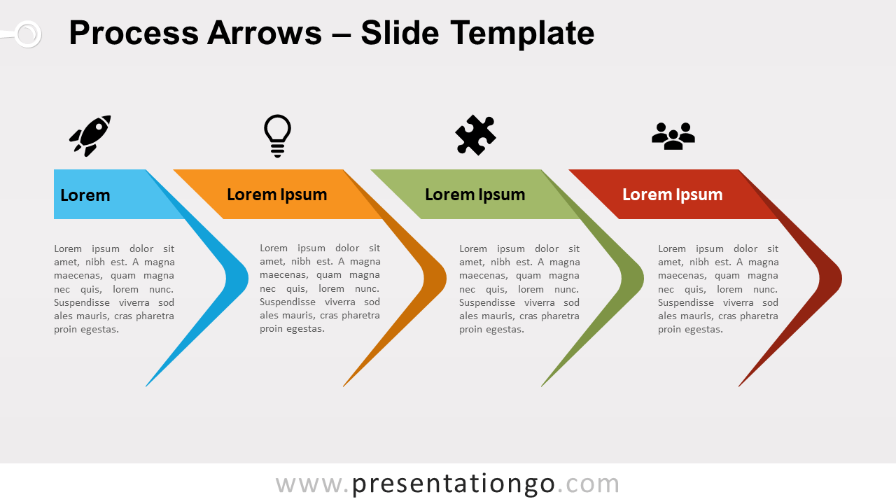 Free Process Arrows for PowerPoint and Google Slides
