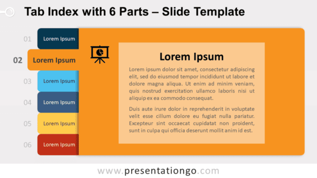 Tab Index Menu for PowerPoint and Google Slides Free Tab Index Menu for PowerPoint and Google Slides