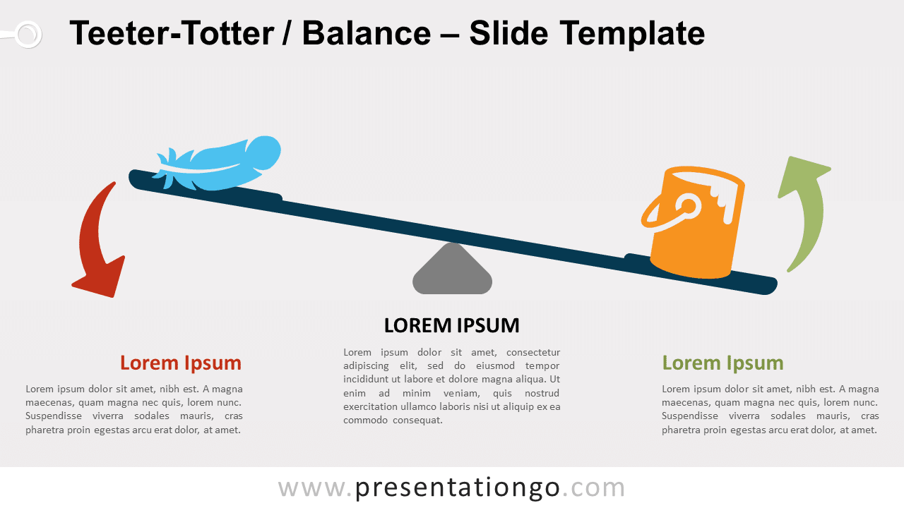 Free Teeter-Totter Balance for PowerPoint and Google Slides