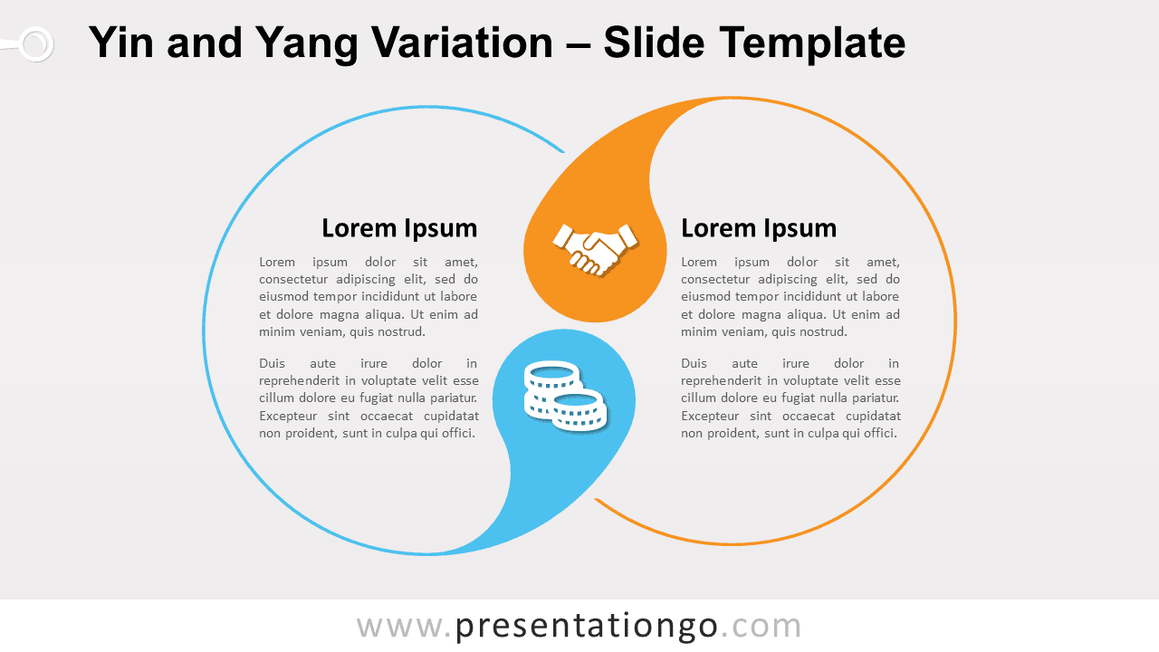 Free Yin and Yang Variation for PowerPoint and Google Slides