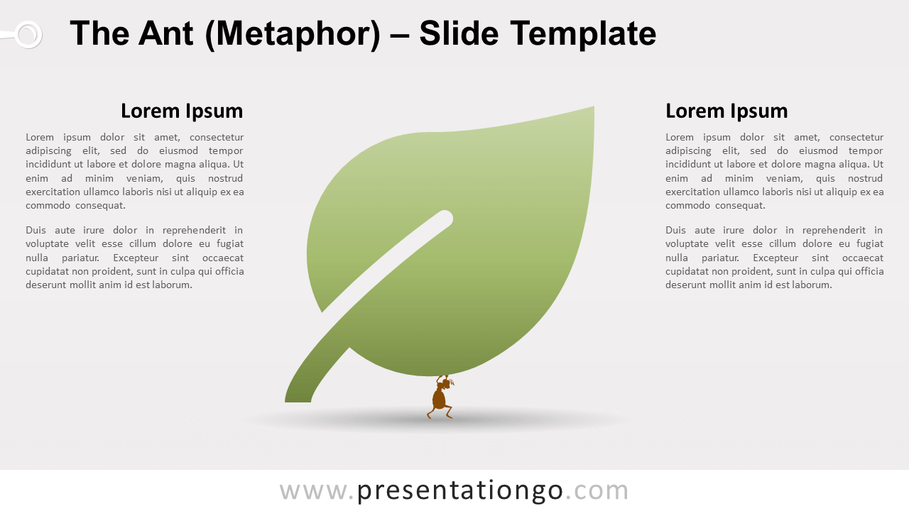 Free The Ant (Metaphor) for PowerPoint and Google Slides