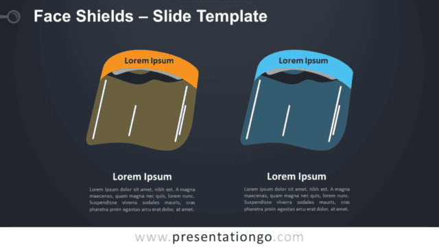 Face Shields Infographic for PowerPoint and Google Slides Free Face Shields Infographic for PowerPoint and Google Slides