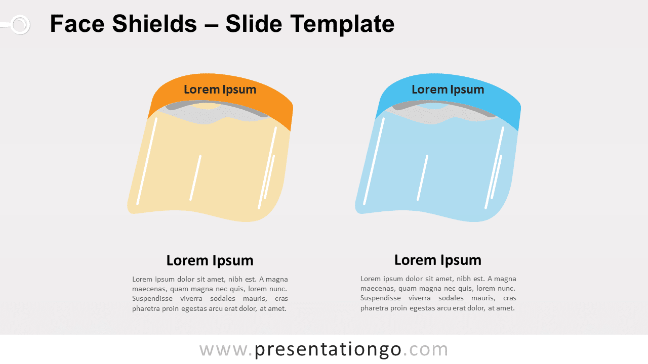 Free Face Shields for PowerPoint and Google Slides