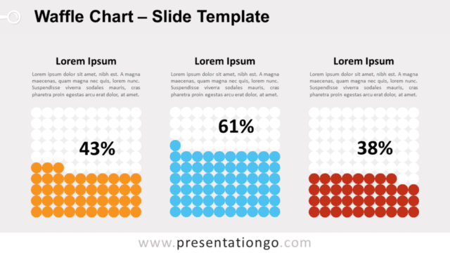 Free Waffle Chart Diagram for PowerPoint and Google Slides