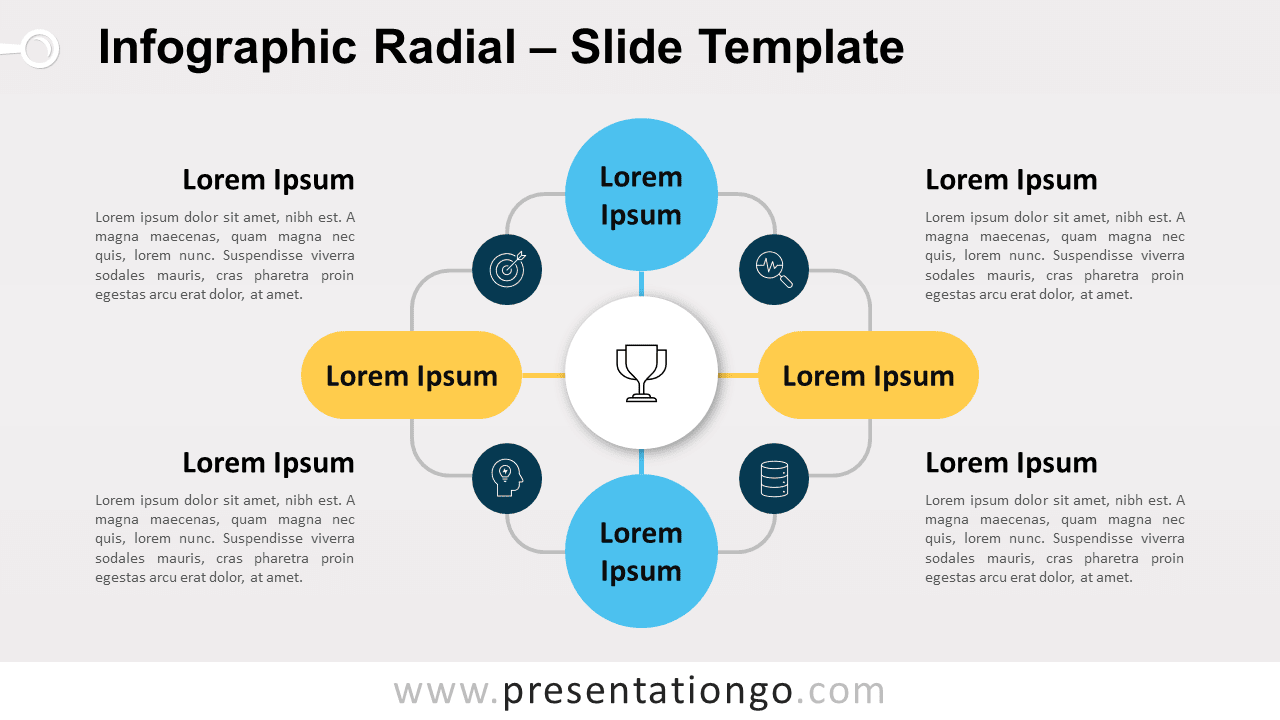 Free Infographic Radial for PowerPoint and Google Slides