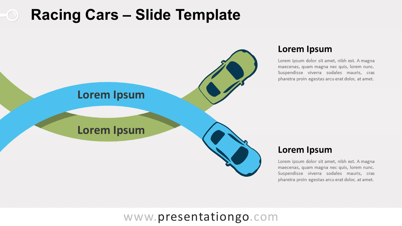 Free Racing Cars for PowerPoint and Google Slides