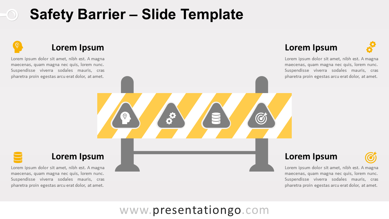 Free Safety Barrier for PowerPoint and Google Slides