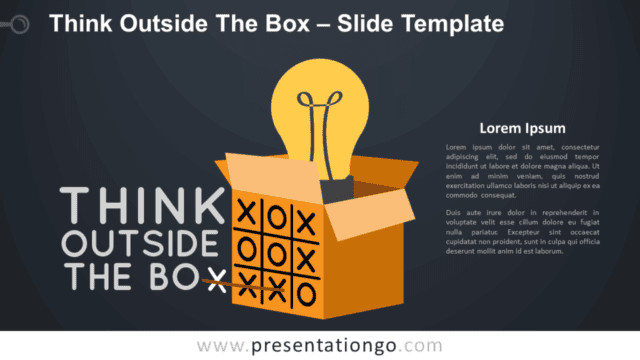 Think Outside The Box Infographic for PowerPoint and Google Slides Free Think Outside The Box Infographic for PowerPoint and Google Slides