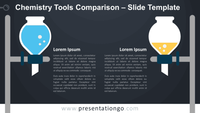 Chemistry Tools Comparison Infographic for PowerPoint and Google Slides Free Chemistry Tools Comparison Infographic for PowerPoint and Google Slides