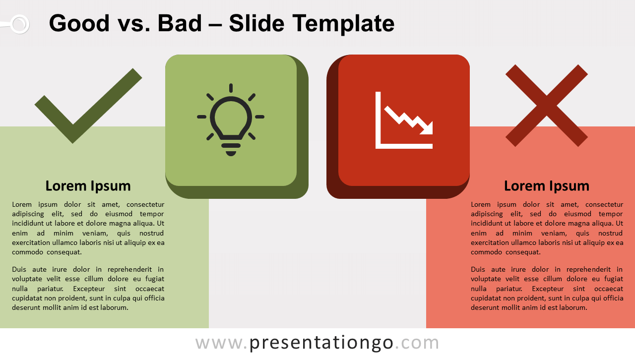 Free Good vs Bad for PowerPoint and Google Slides