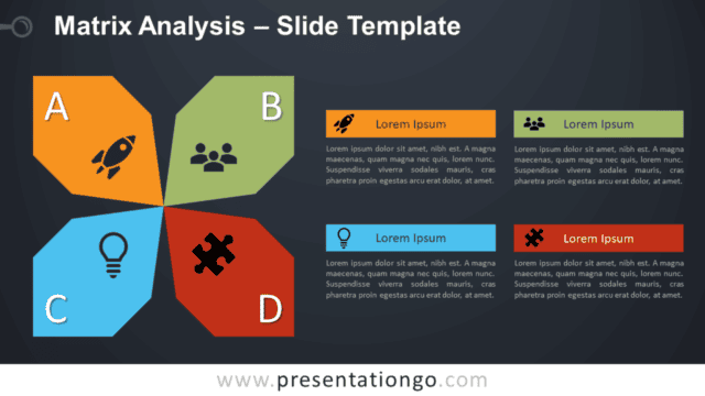 Matrix Analysis Diagram for PowerPoint and Google Slides Free Matrix Analysis Diagram for PowerPoint and Google Slides