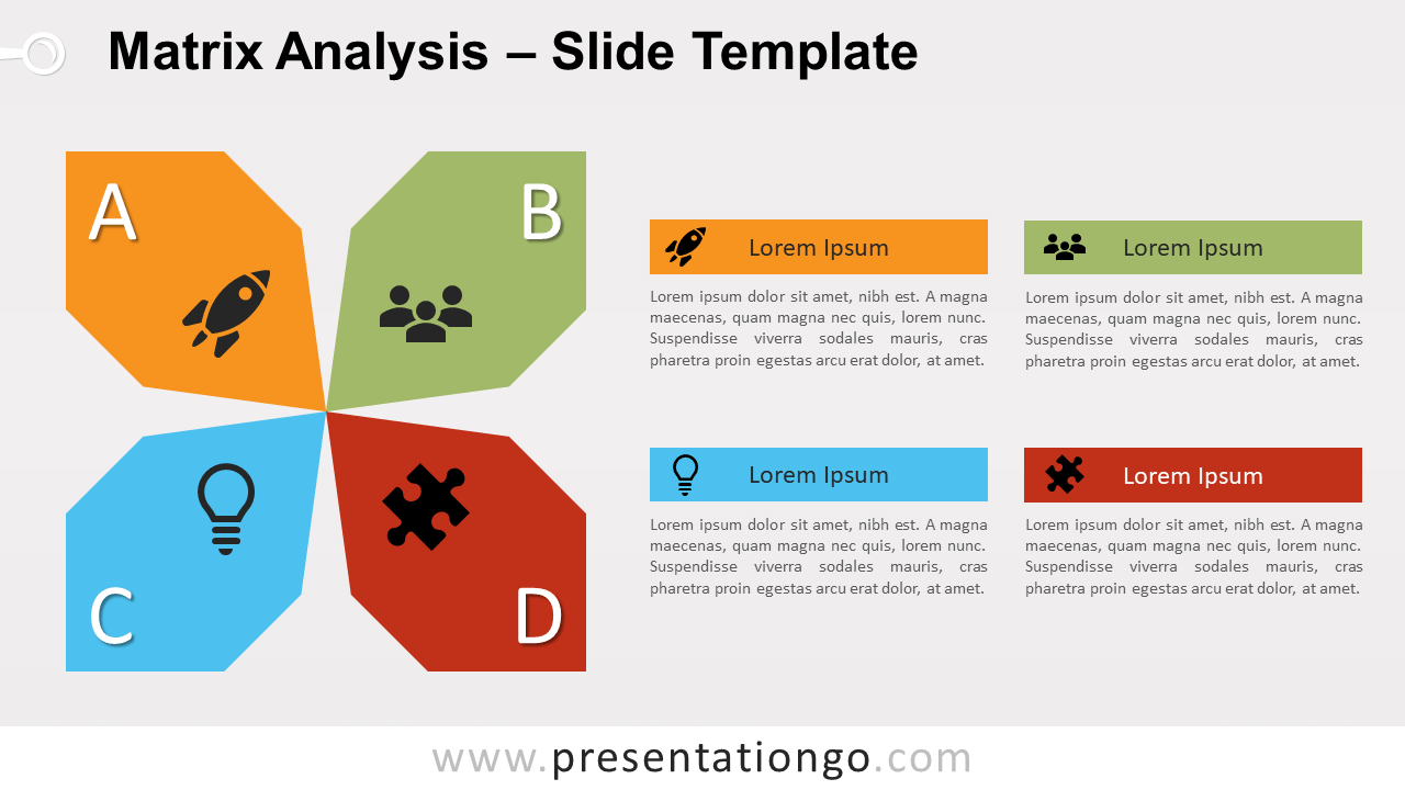 Free Matrix Analysis for PowerPoint and Google Slides