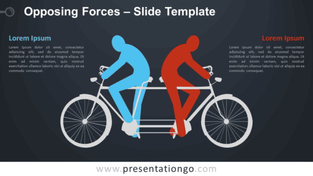 Free Opposing Forces Infographic for PowerPoint and Google Slides