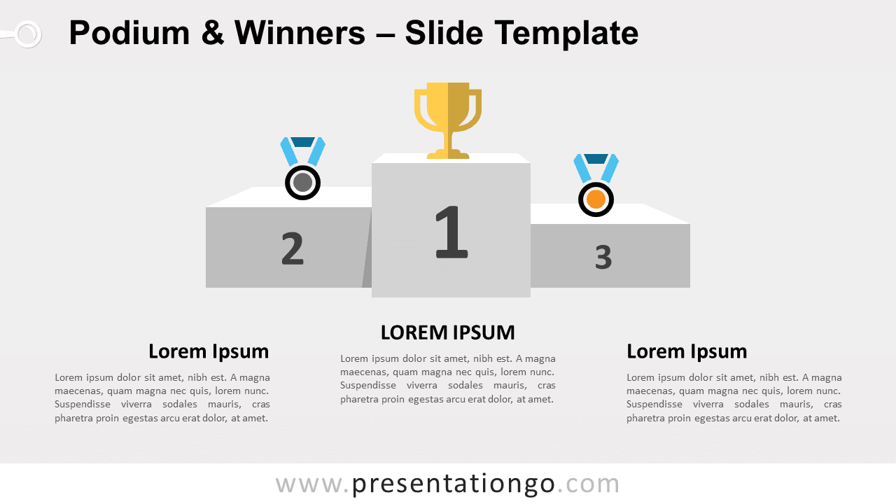 Free Podium Winners for PowerPoint and Google Slides