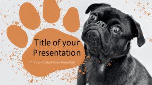 Free Pets Template for Google Slides - Cover Slide