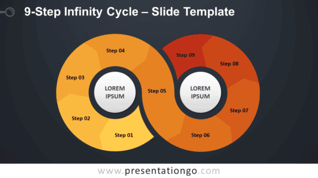 9-Step Infinity Cycle Diagram for PowerPoint and Google Slides Free 9-Step Infinity Cycle Diagram for PowerPoint and Google Slides