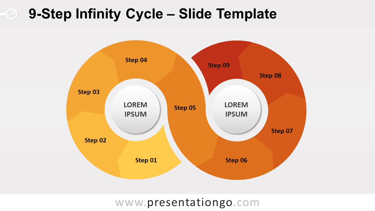 Free 9-Step Infinity Cycle for PowerPoint and Google Slides
