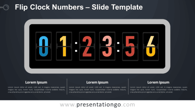 Flip Clock Numbers Infographic for PowerPoint and Google Slides Free Flip Clock Numbers Infographic for PowerPoint and Google Slides