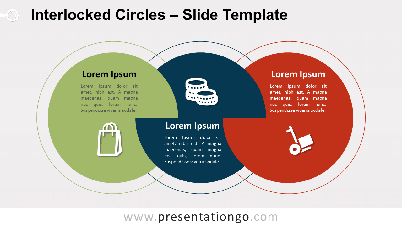Free Interlocked Circles for PowerPoint and Google Slides