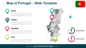 Free Map of Portugal for PowerPoint and Google Slides