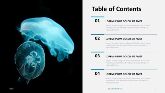 Table Contents for PowerPoint and Google Slides Free Table Contents for PowerPoint and Google Slides