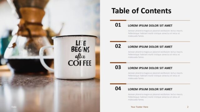 Table Contents Template for PowerPoint and Google Slides Free Table Contents Template for PowerPoint and Google Slides