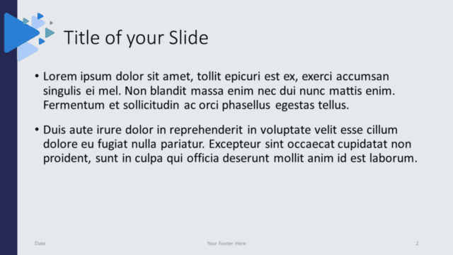 Triangles Template for Google Slides – Title and Content Slide #1 Free Triangles Template for Google Slides – Title and Content Slide (Variant 1)
