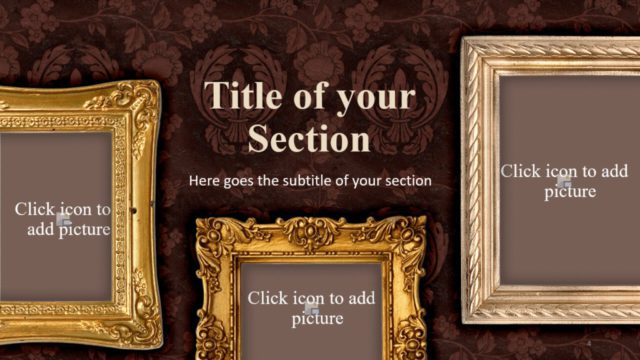 Renaissance Frames Template for Google Slides – Section Slide #1 Free Renaissance Frames Template for Google Slides – Section Slide (Variant 1)