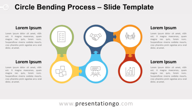 Circle Bending Process for PowerPoint and Google Slides Free Circle Bending Process for PowerPoint and Google Slides