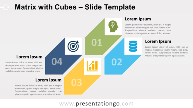 Free Matrix Cubes for PowerPoint and Google Slides
