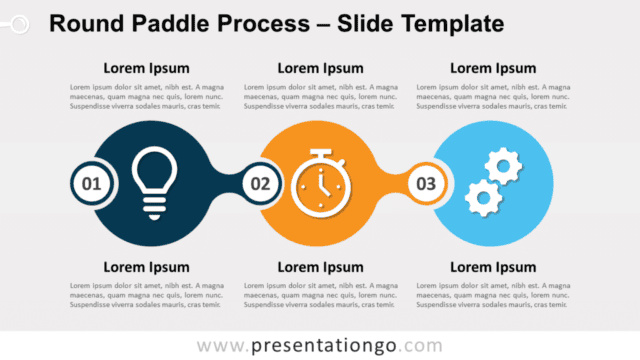 Round Paddle Process for PowerPoint Google Slides Free Round Paddle Process for PowerPoint Google Slides